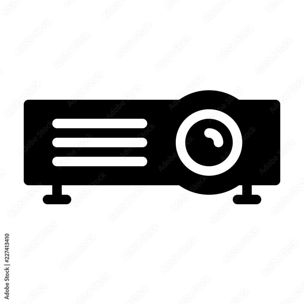 Projector Computer Hardware Digital Device Electronics vector icon Projector Computer Hardware Digital Device Electronics vector icon