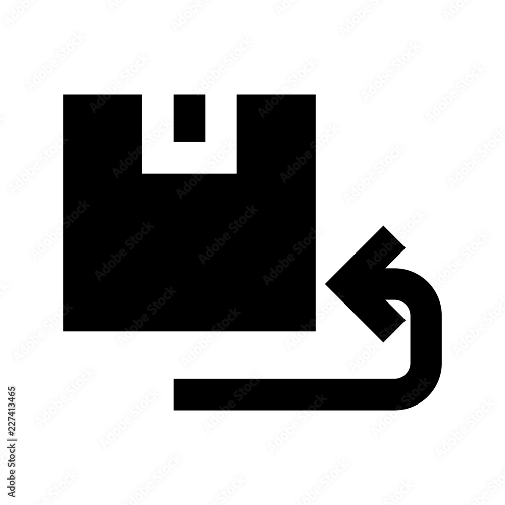 Retoure Response Parcel Package Delivery vector icon Retoure Response Parcel Package Delivery vector icon