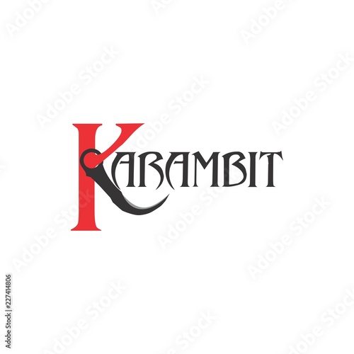 Karambit logo design