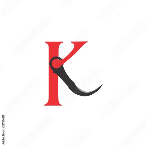 Karambit logo design