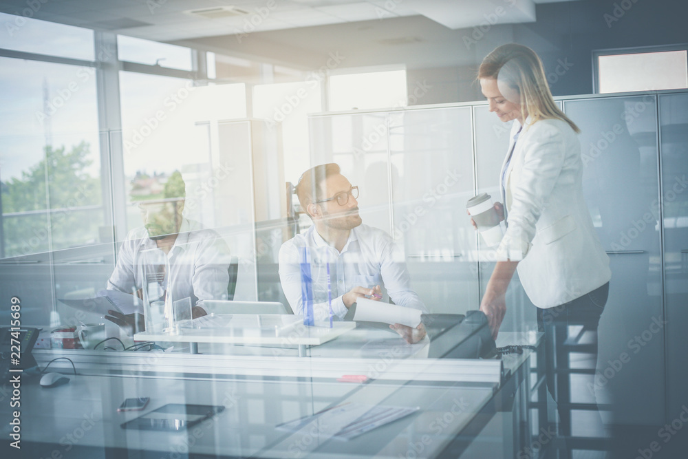 Fototapeta premium The contract has some irregularities.