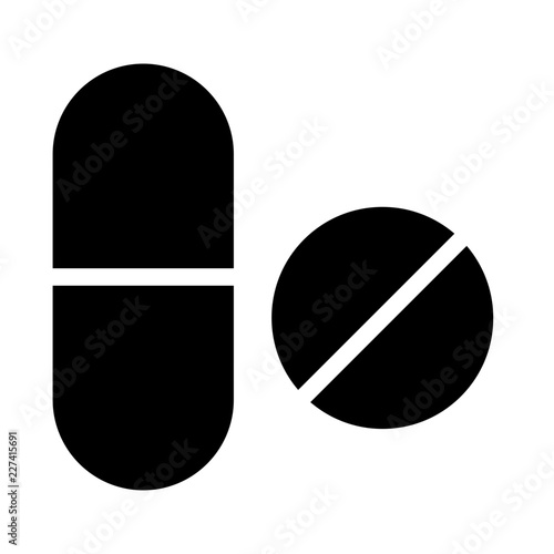 Pills Medicine Hospital Medical Ambulance Healthcare vector icon