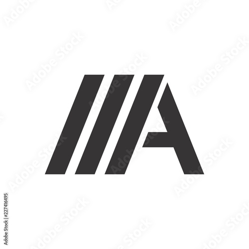 MA logo letter design