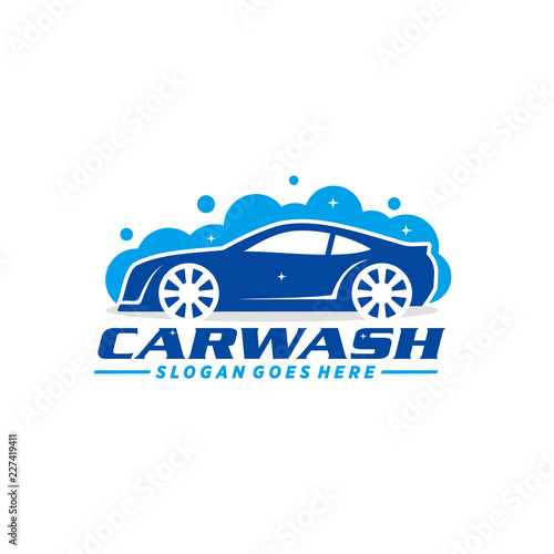 Car wash logo template