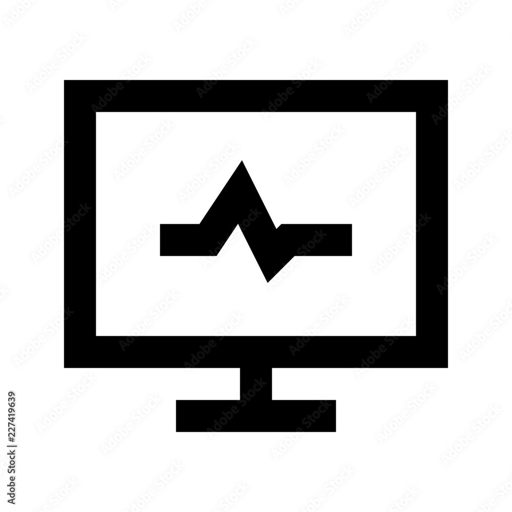 Pulse Display Medicine Hospital Doctor Medical vector icon Pulse Display Medicine Hospital Doctor Medical vector icon