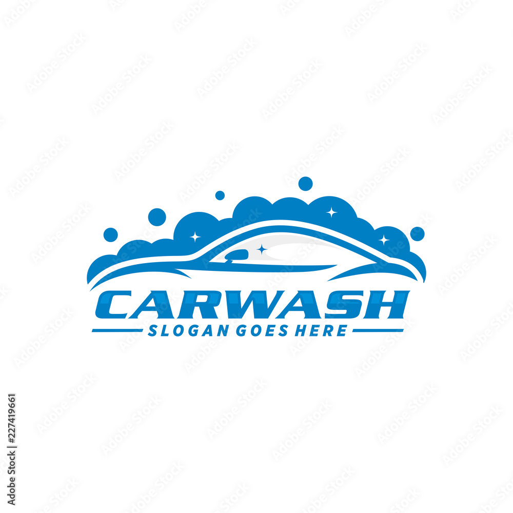 Car wash logo template Car wash logo template