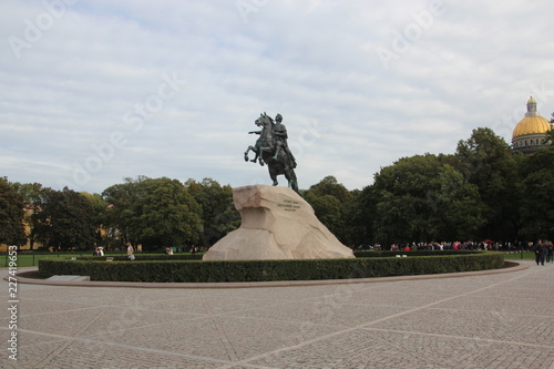 Bronze horseman Tzar Peter 1 , Saints Petersburg .Russia 