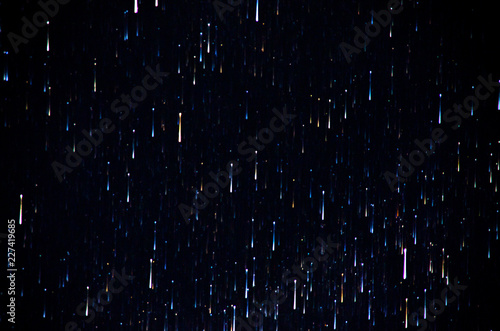 Star rain / 西表島の夜。流れる星と。