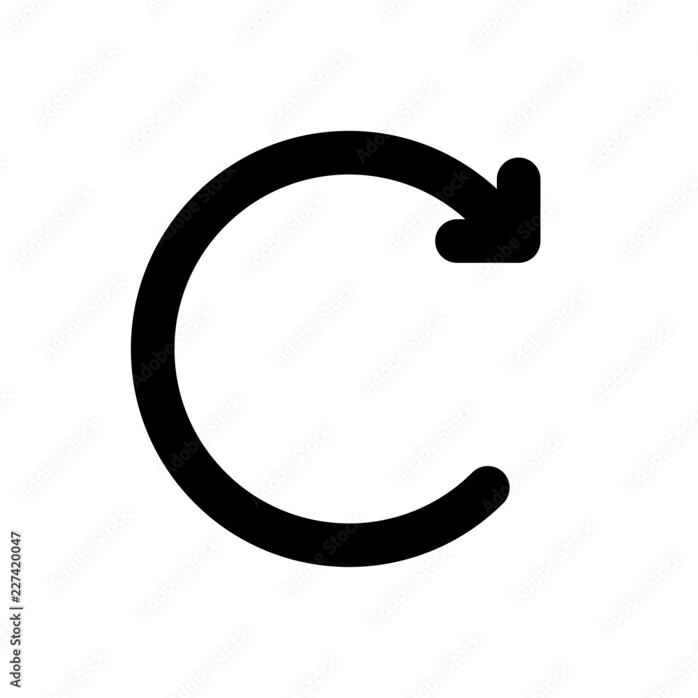 Redo Rotate Text Editor Write Author Writer vector icon Redo Rotate Text Editor Write Author Writer vector icon