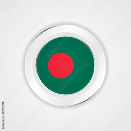 Bangladesh flag in glossy vector icon. Free Download Bangladesh flag in glossy vector icon. - GFXLoad