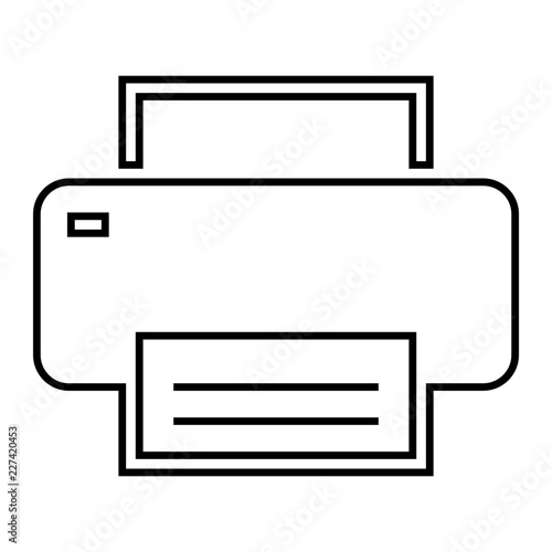Printer vector icon