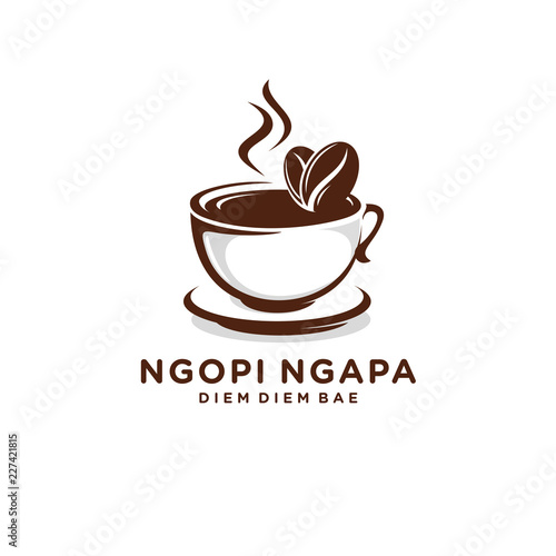 Coffee, coffee shop logo template