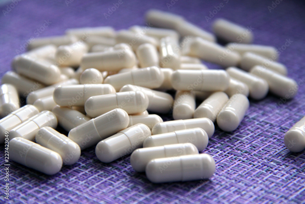pills on the background pills on the background