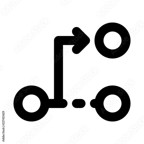 Reassign Wire Visual Coding Programming Objects vector icon