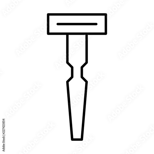 Razor Hairdresser Barber Coiffeur Haircutter vector icon