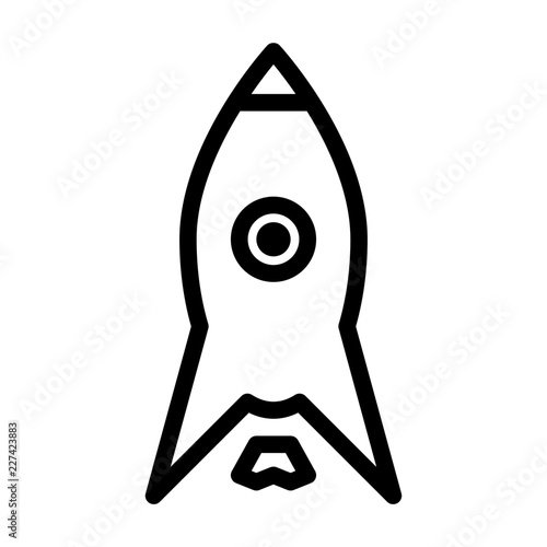 Rocket Startup Business Office Company vector icon