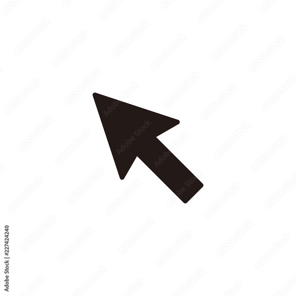 Arrow cursor click icon symbol Arrow cursor click icon symbol