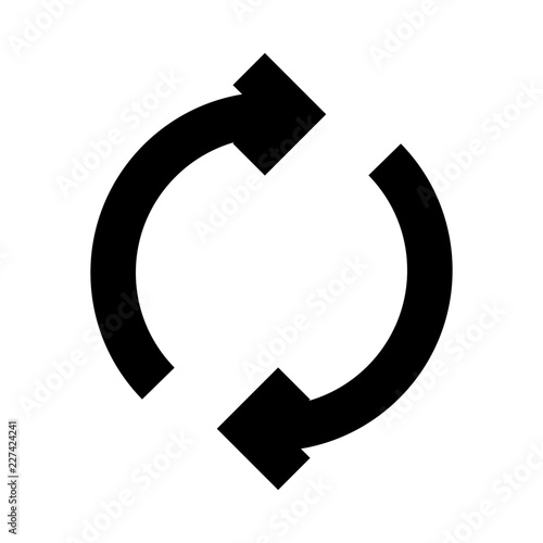 Renewable Rotation Recycling Ecology Nature Environmental Protection Reserve Energy vector icon