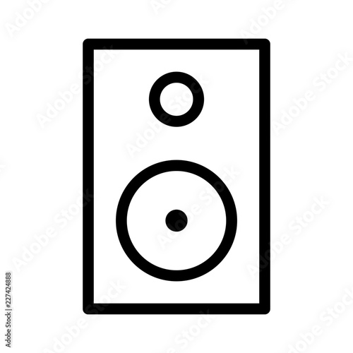 Speaker Electronics Devices Technology Products vector icon