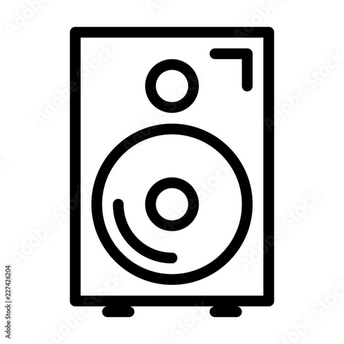 Speaker Electronic Devices Hardware Electric Equipment vector icon