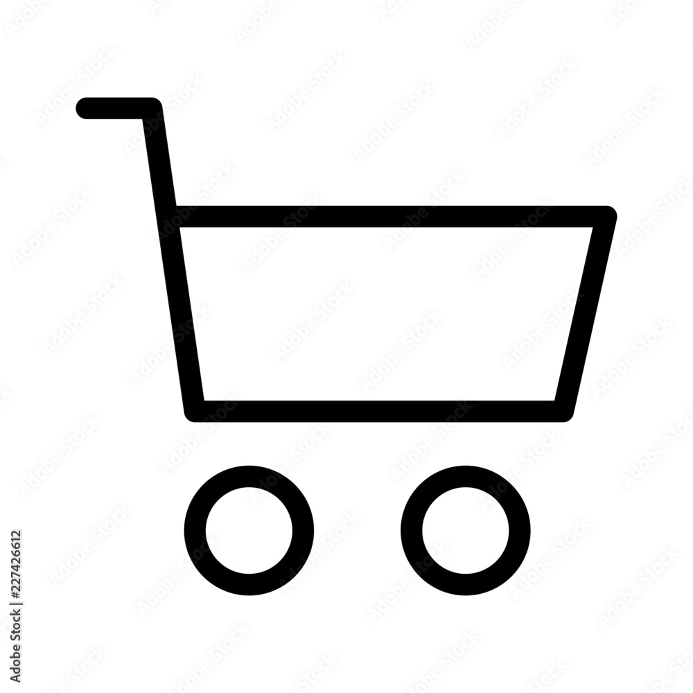 Shopping Cart Ecommerce Shopping Buy Sale Market vector icon Shopping Cart Ecommerce Shopping Buy Sale Market vector icon