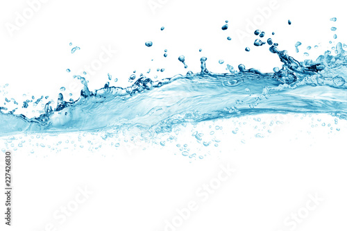 Water ,water splash isolated on white background, 