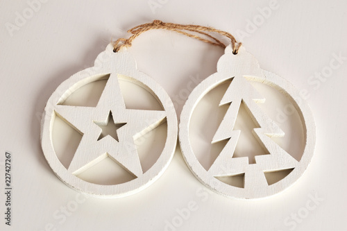 Object for Christmas tree and star decorations  photo