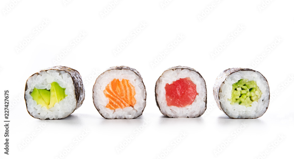 Onheil Altijd een keer Fotobehang Maki sushi eten - Nikkel-Art.nl