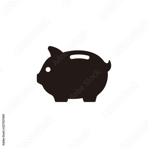 Piggy bank icon symbol