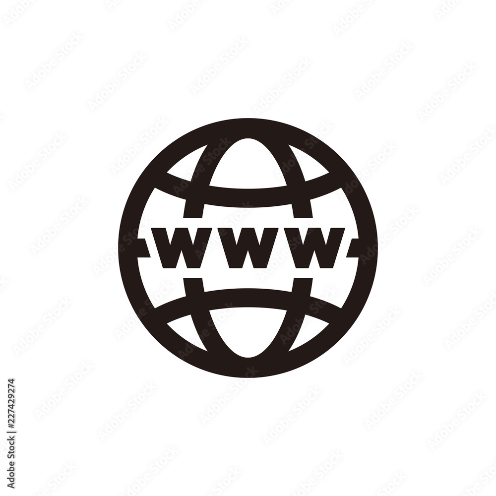 Website icon symbol Website icon symbol