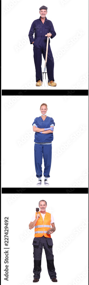 People with different professions People with different professions