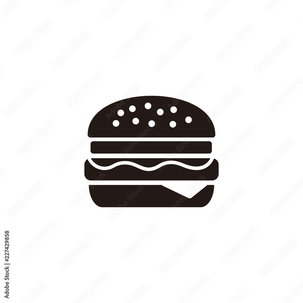 Burger icon symbol Burger icon symbol