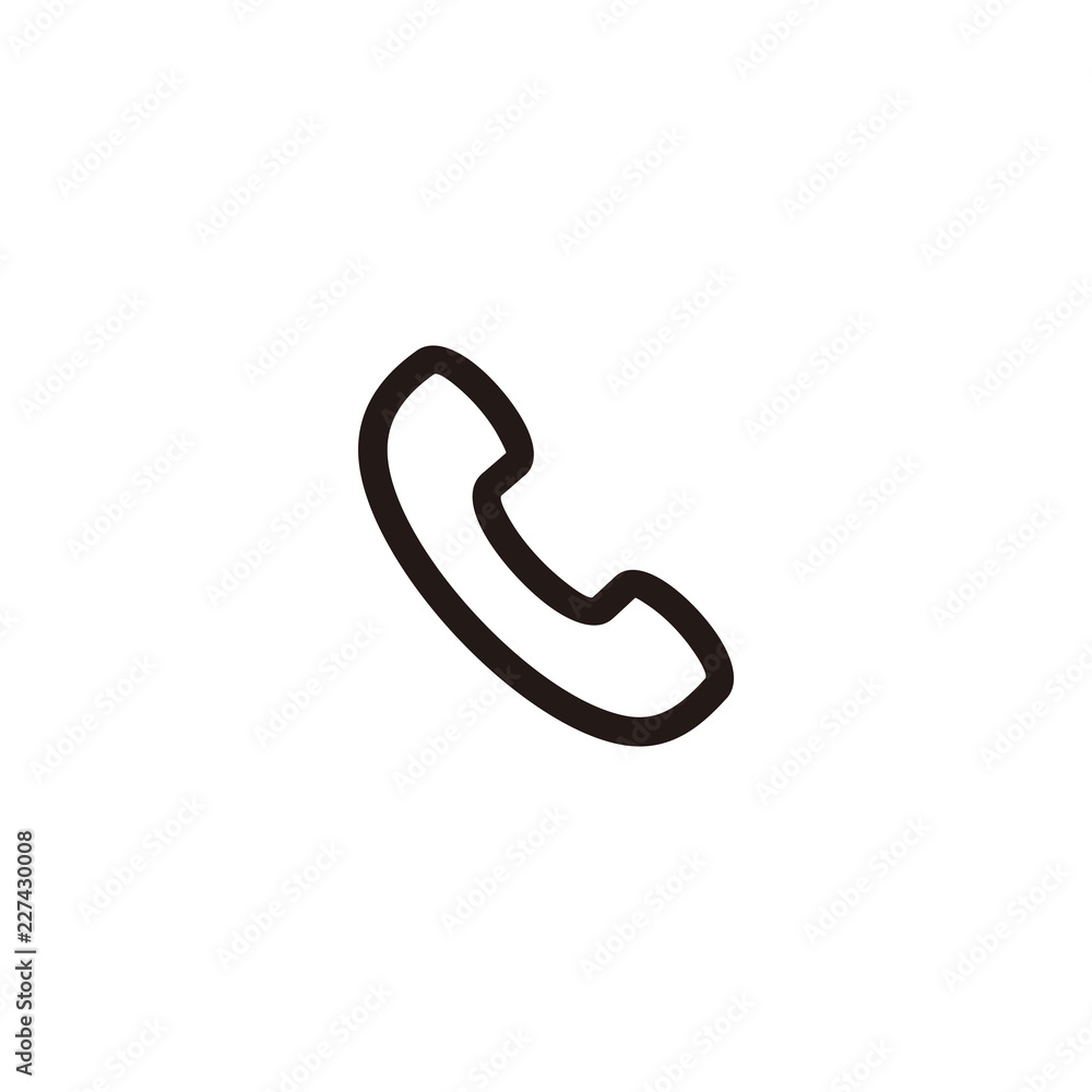Call phone icon vector