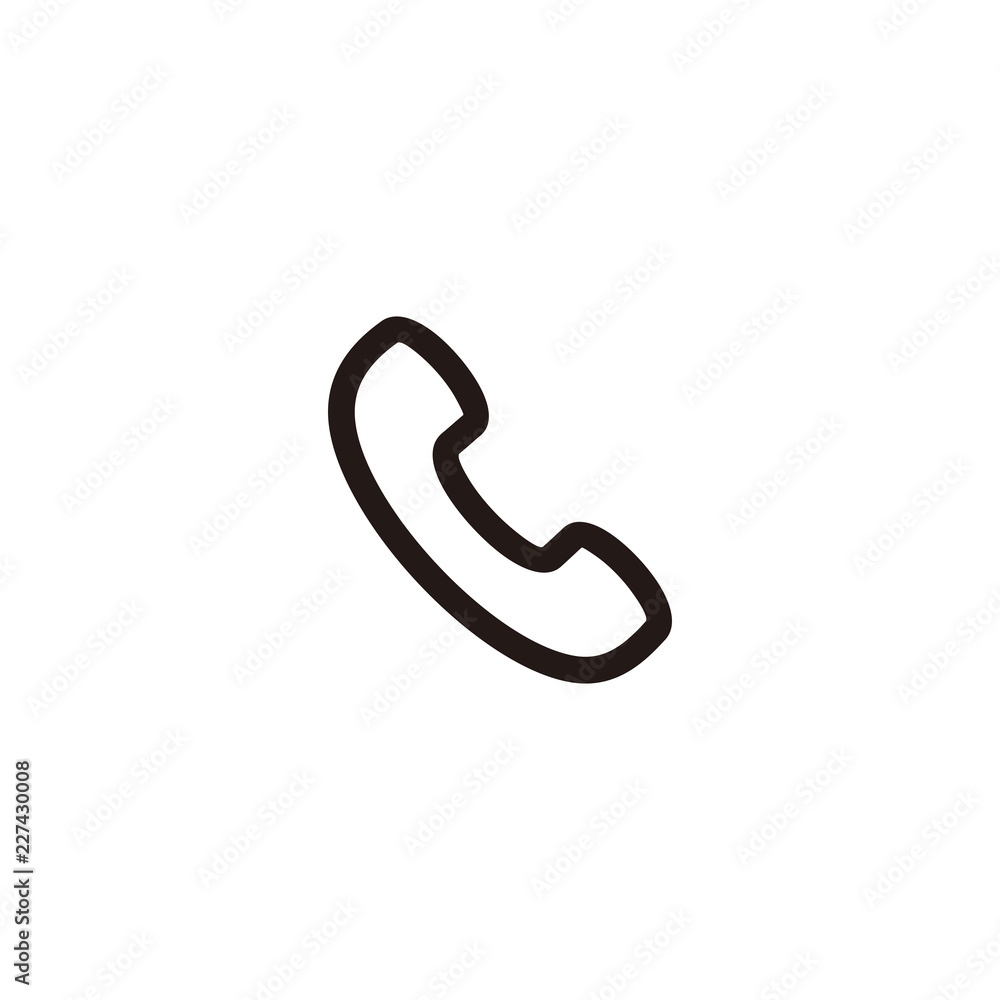 Call phone icon vector Call phone icon vector
