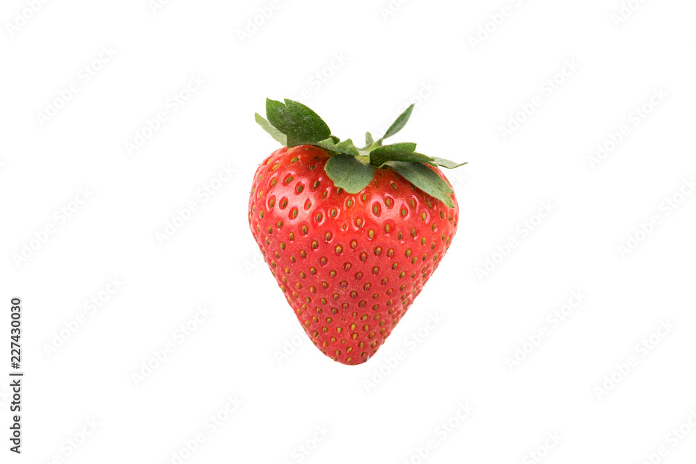 strawberry fruit isolated on white background strawberry fruit isolated on white background