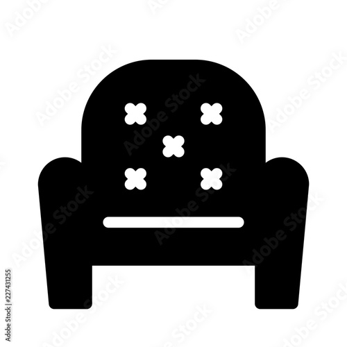 Seat Cinema Movie Theater Film vector icon