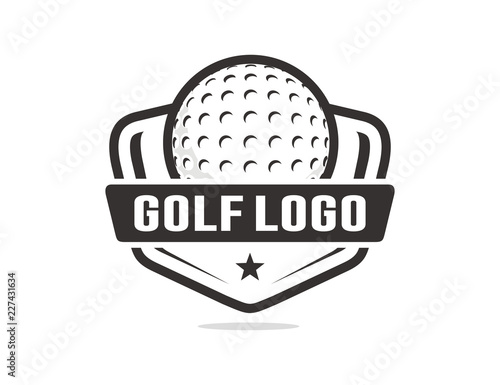 Golf logo template