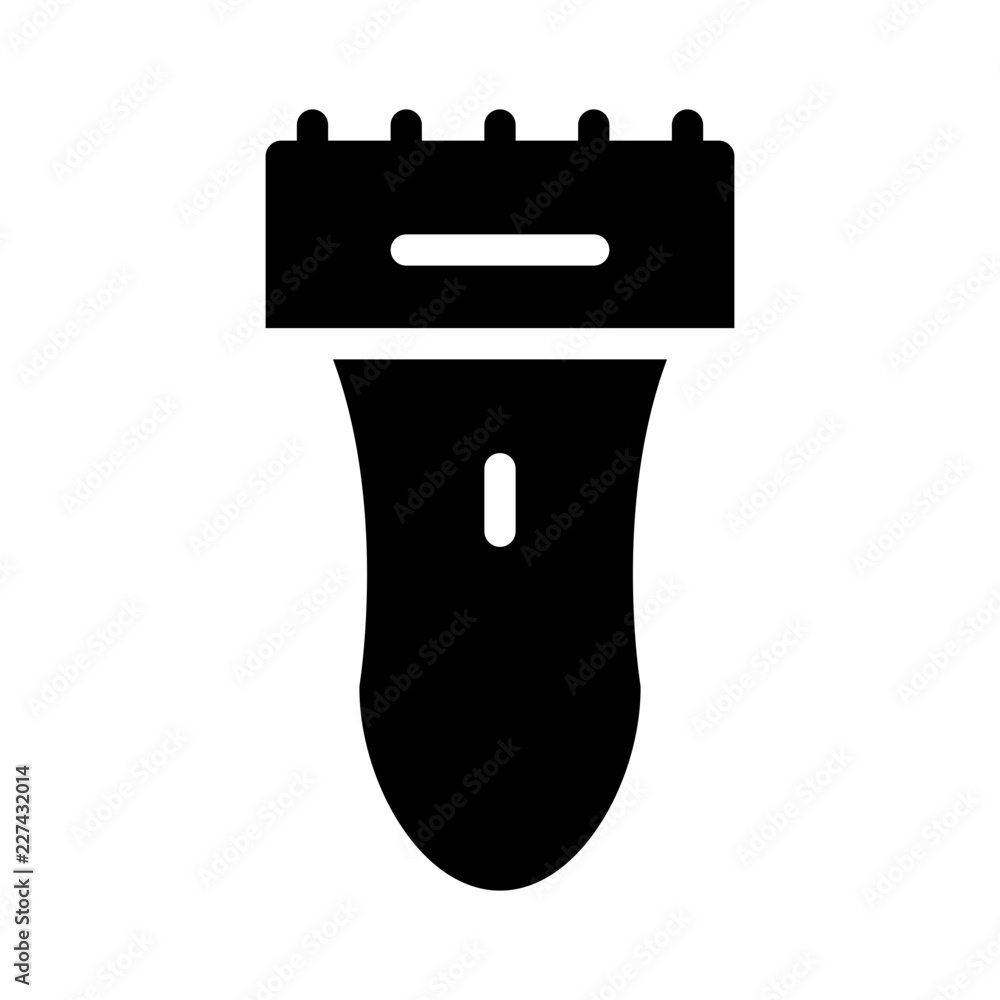 Shaver Electronics Devices Technology Products vector icon Shaver Electronics Devices Technology Products vector icon