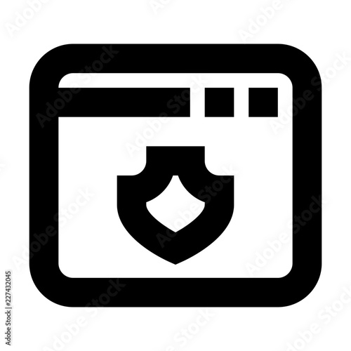 Software Shield Security Protect Protection Secure vector icon