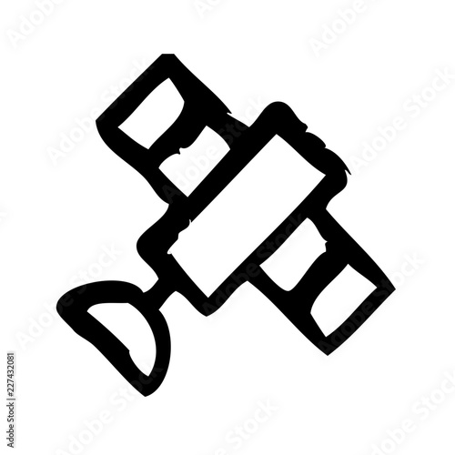 Satellite Broadcast News Television Newscast vector icon