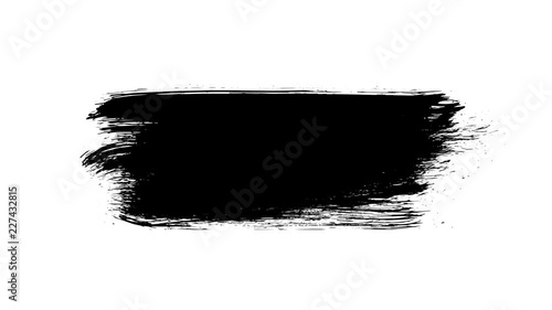 Painting Black Brush Grunge background for titles or other your text with alpha channel. Watercolor Retro art Vintage Abstract background. Hand drawn Texture