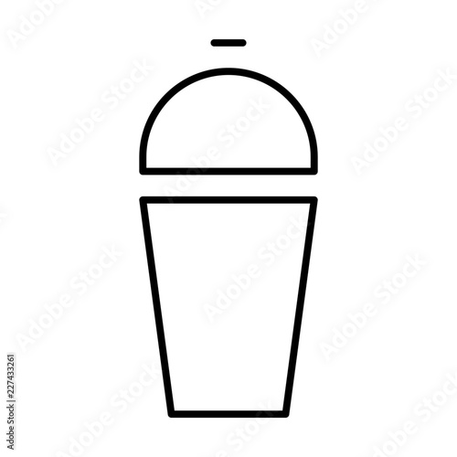Shaker Bar Restaurant Drink Club vector icon