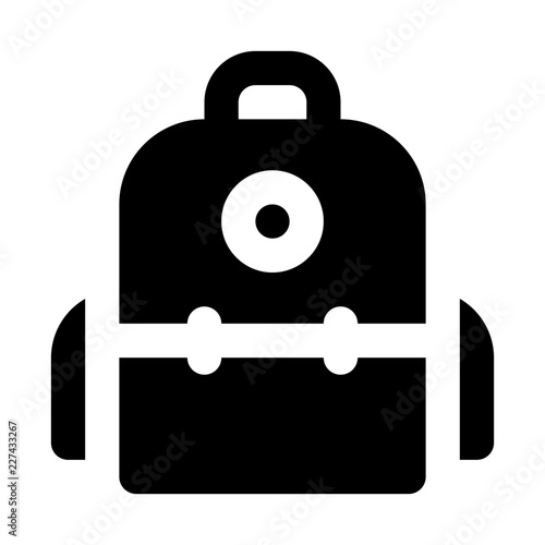 School Bag Education School Learning Creation Culture vector icon