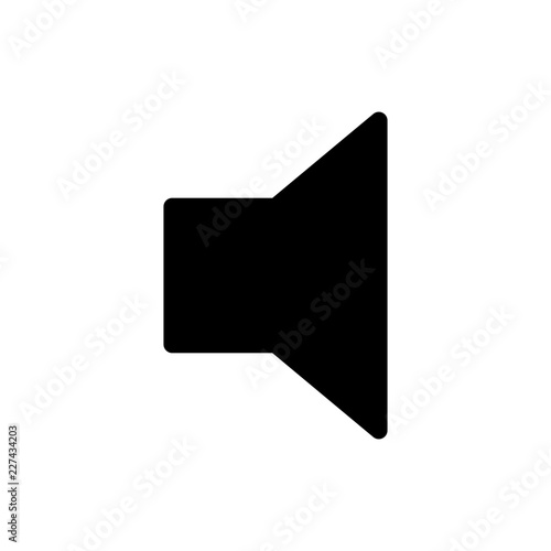 Speaker Computer Interface User Program vector icon