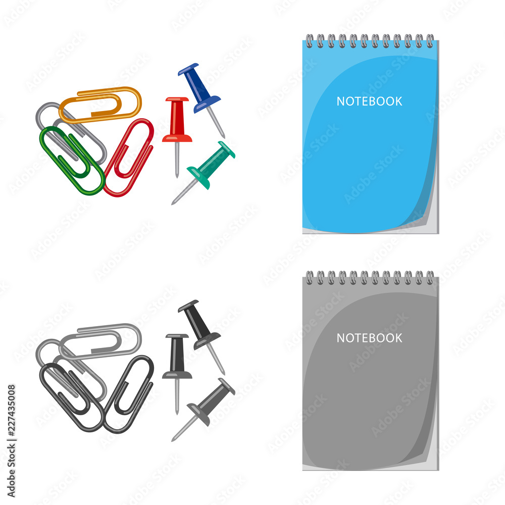 Vector design of office and supply sign. Set of office and school vector icon for stock. Vector design of office and supply sign. Set of office and school vector icon for stock.