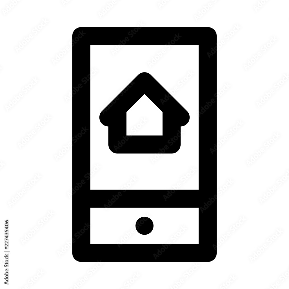Smarthome Smartphone Technology Devices Equipment Automation Big Data vector icon Smarthome Smartphone Technology Devices Equipment Automation Big Data vector icon