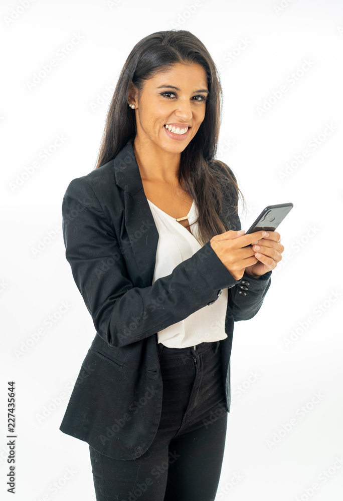 Full body portrait of happy excited beautiful businesswoman Full body portrait of happy excited beautiful businesswoman