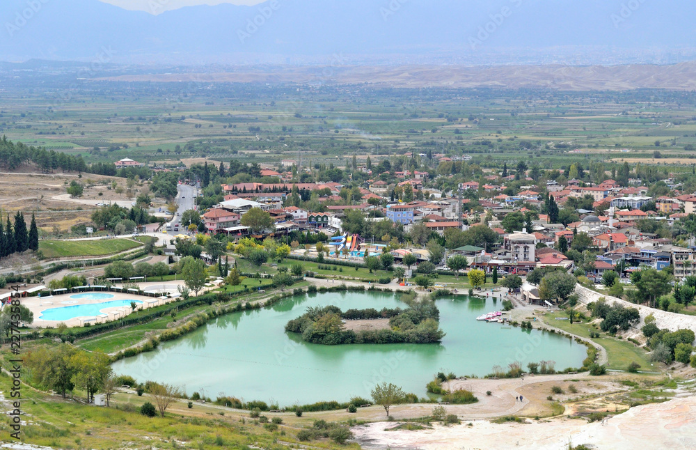 Province of Deneliz in Turkey, top view
