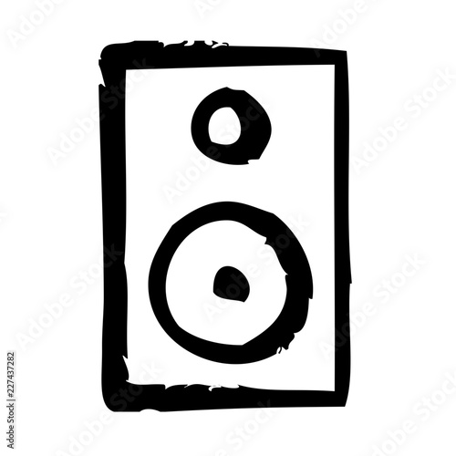 Speaker Electronics Devices Technology Products vector icon