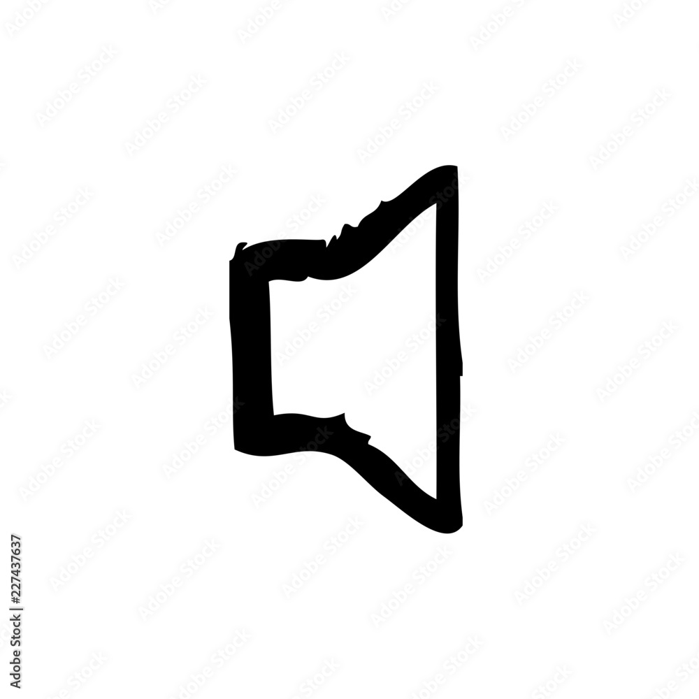 Speaker Mute Videoplayer Interface Software Web Media vector icon Speaker Mute Videoplayer Interface Software Web Media vector icon